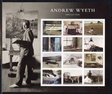 United States 2017 Artist Andrew Wyeth Scott# 5212 Full Sheet Mint XF OG NH Gem