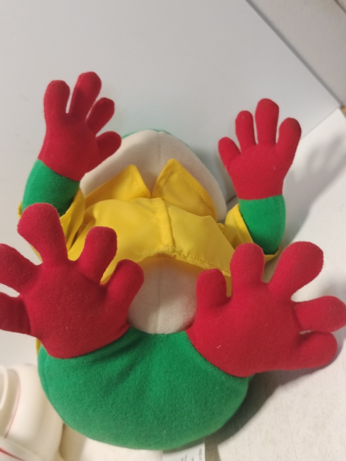 Vintage Frog Culture Raincoat Frog Plush 24K Mighty Star 1997 Stuffed Animal