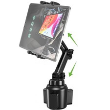 Car Cup Holder Tablet Mount for 4-13" iPad  Phone, Universal Truck Cup Table...