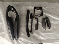 Dekorleisten Interieurleisten Schwarz Glan Set passend f�r BMW E46 Coupe Cabrio