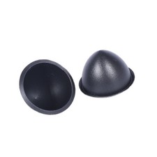 Set of 2pcs Dust Caps Feature 0.92g/cm³ Density PP Componnet Subwoofer Repair