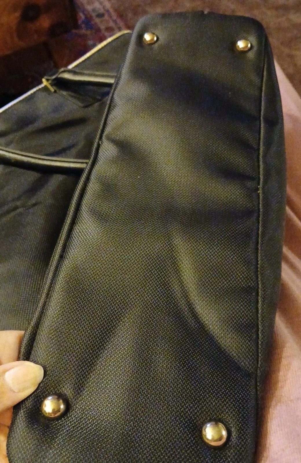 Versace Parfums Borsa a Spalla Shopper Spiaggia Nera Borsa a Mano