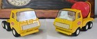 Vtg Small Tonka Truck Concrete Mixer Small Pressed Steel & Semi Truck Toys 
