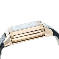 Jaeger LeCoultre Reverso 18k Rose Gold Silver Dial 35x41mm Automatic Q7012620 6