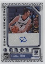 2023-24 Panini Donruss Optic Signature Series Santi Aldama #SS-ADM Auto ng3