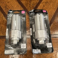 2PK NOS Feit Electric LED Light Bulb Cool White 4-Pin 26W
