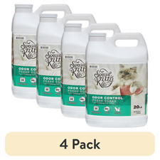 (4 pack) Special Kitty Scoopable Tight Clumping Cat Litter, Fresh Scent, 20 lb 0.47 per pound