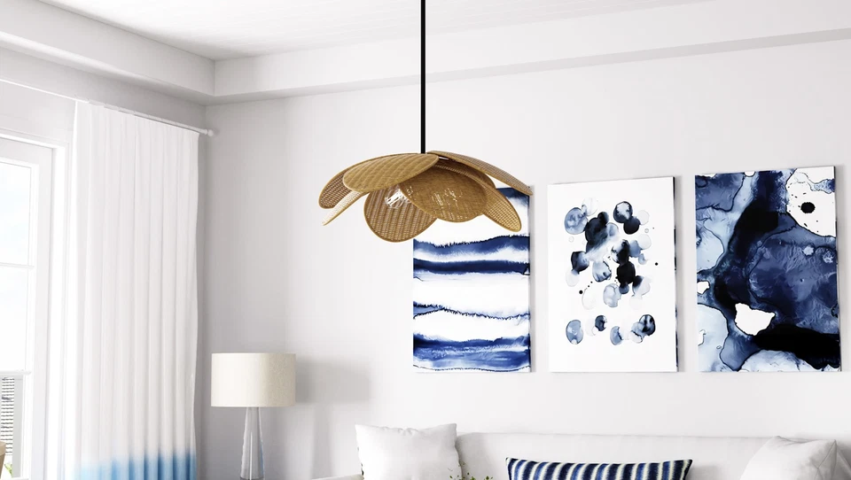 Colgante Quoizel WLL2830 Willa 4 luces 30" W - negro Foto 2 de 4