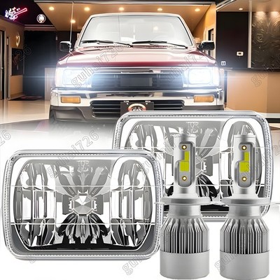 7X6 5X7 Inch Square LED Headlight For Chevy Chevette 1979-1987 H6054 H6014 H5054