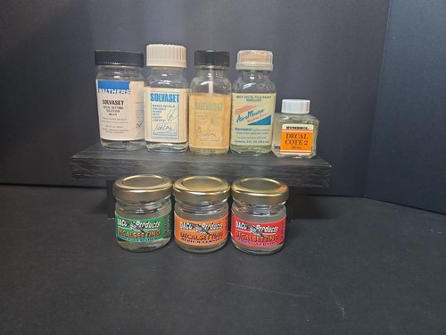 ACK Various Decal Solutions-Settings/Removers 8 Pack! See Details & Pictures!