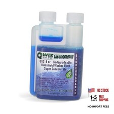 Windshield Washer Fluid Concentrate, 1 Bottle Makes 32 Gallons, 1/4 oz. blue