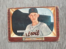 1955 MLB Bowman Baseball | George Zuverink | #92 | Detroit Tigers | POOR COND.