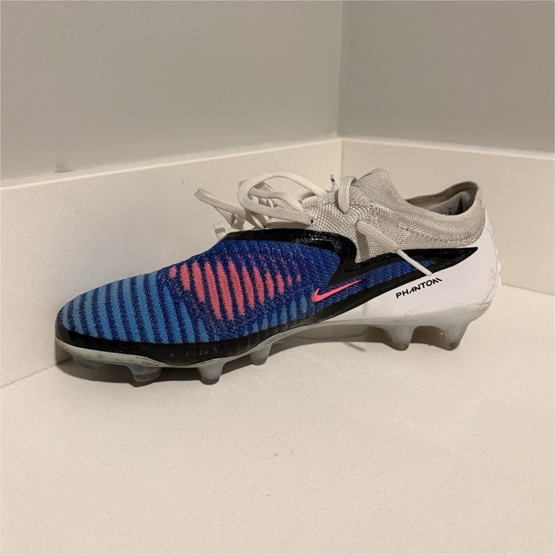 Nike Phantom 6 Low Elite FG Football Cleats Blue/Pink/White Men’s US 7.5