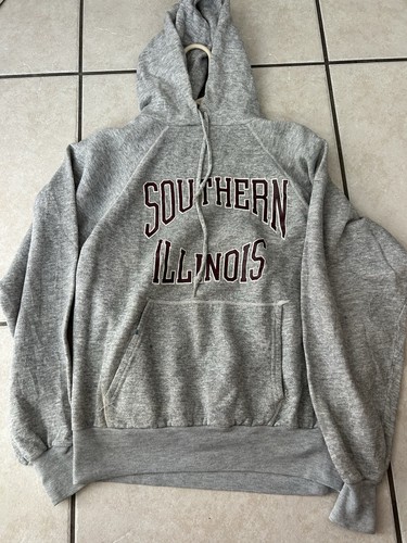 VTG 70s-80s Southern Illinois University Hoodie Size Large Made In USA