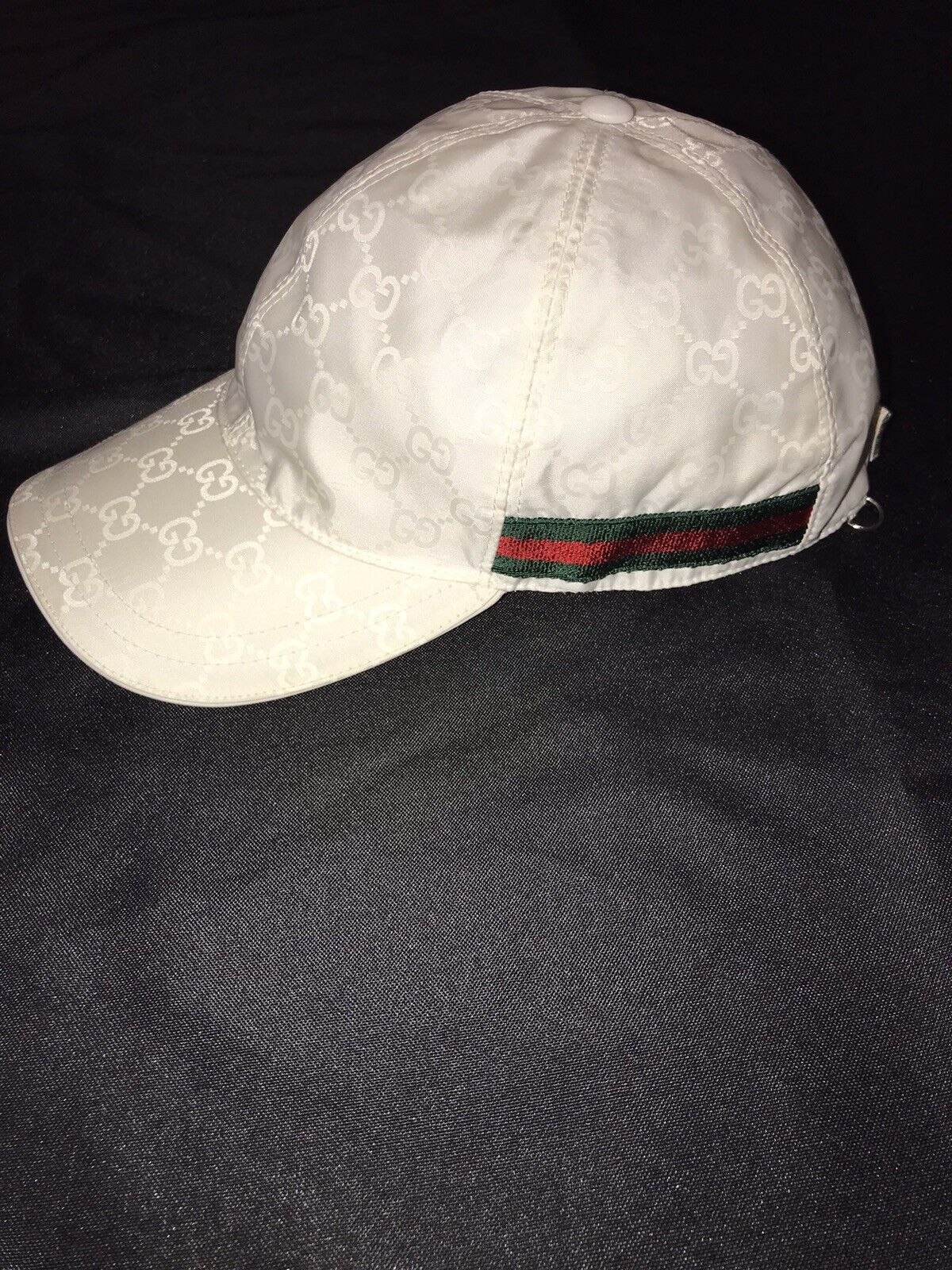 GUCCI ULTRA RARE RIVA WHITE YACHT BOATS L HAT GG STRIPES AUTHENTIC | eBay