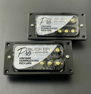 EPIPHONE Black Gold Zebra Pro Alnico Classic Probucker Humbucker Pickups USASHIP