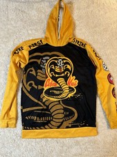 Men  s Cobra Kai Hoodie Preowned Large Slim Fit