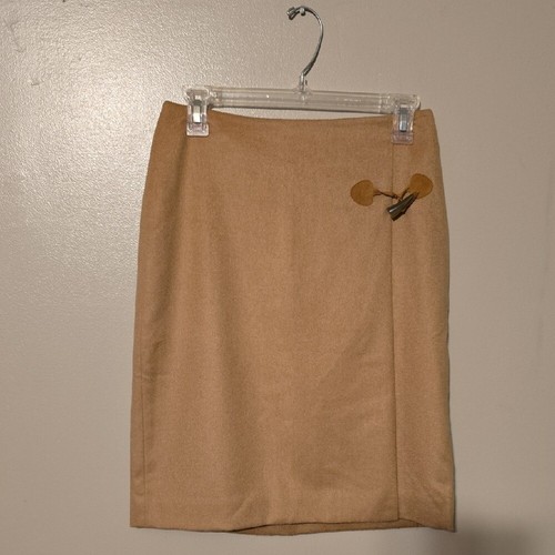 Brooks Brothers Tan Women's Skirt Camel Hair Womens Size 2 NWT