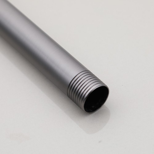 10" Shower Faucet Set Gun Metal Rainfall Spout Head Mixer Valve Hand Sprayer Tap - Picture 7 of 12