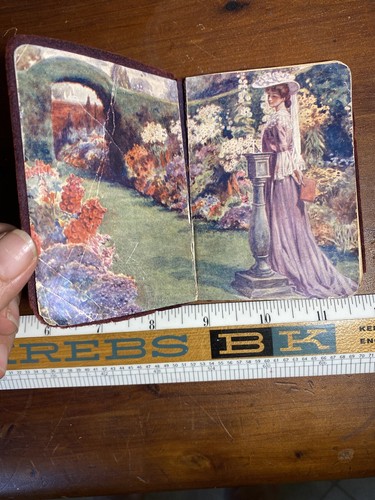 Pippa Passes Robert Browning Antique Leatherbound Softcover Miniature London - Picture 5 of 11