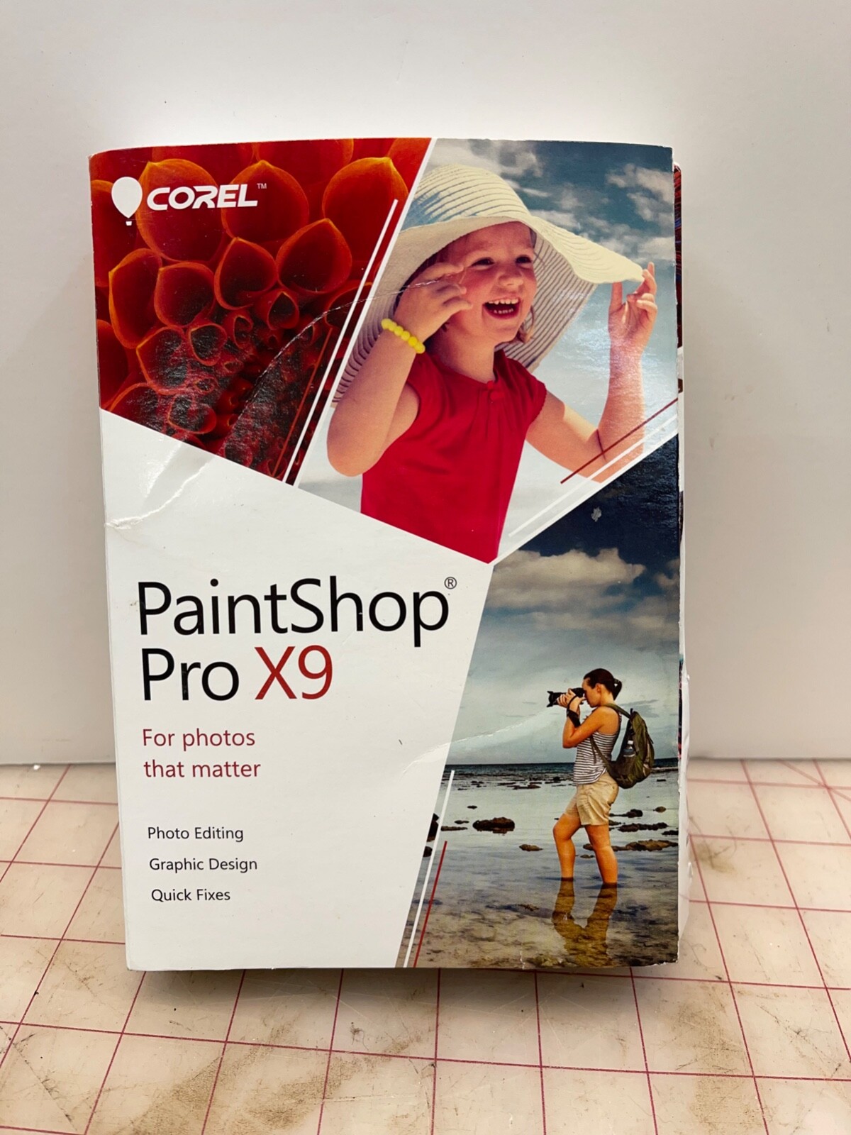 Corel Pro X9 PC NEW! **Box damaged** Sealed New CD Retail Box