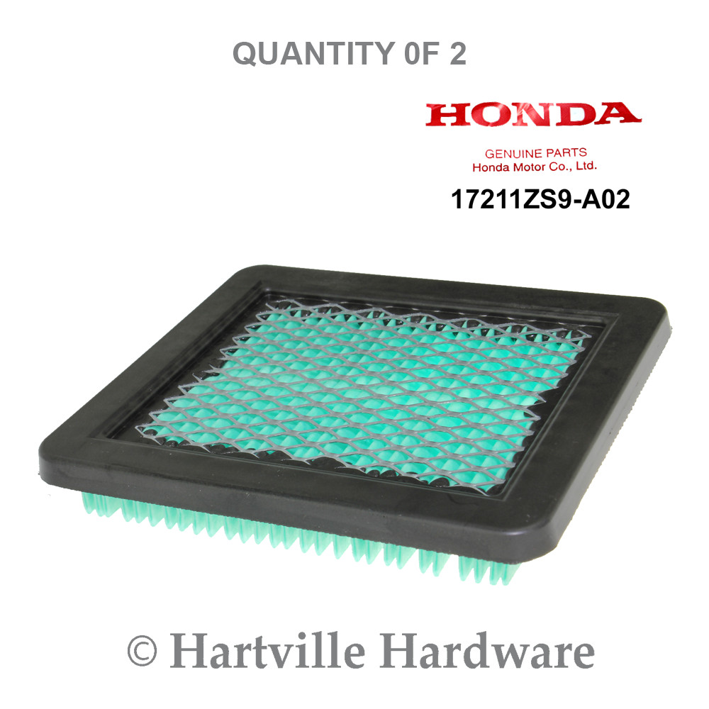 Honda 17211-ZS9-A02 Air Cleaner Element 2-Pack