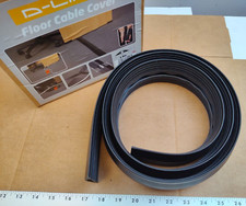 D-Line FC68B Linkable Floor Cord Cover Heavy Duty Cord Protector  Protect Cords