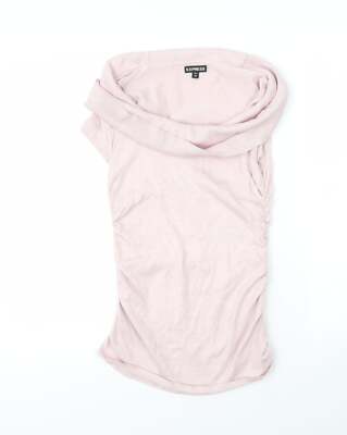 Express Damen Bluse rosa Nylonmischung Größe XS