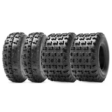 Set 4 21X7-10 20X10-9 ATV Tires All Terrain Quad Sport Race Tire 21X7x10 20X10x9