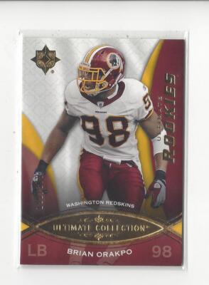 2009 Ultimate Collection #157 Brian Orakpo RC Rookie Redskins /375 