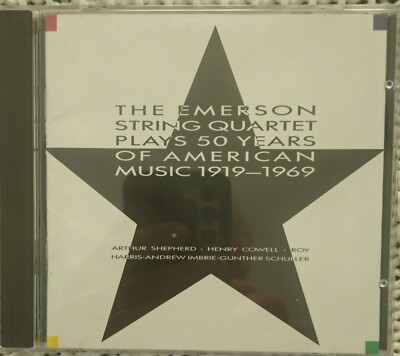 Works By Cowell Imbrie Schuller Harris & Sheppherd by Emerson String Quartet...