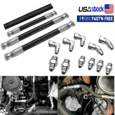 7.3L High Pressure Oil Pump Hoses Kit & Crossover Line for 99-03 Ford Oil Rail 
