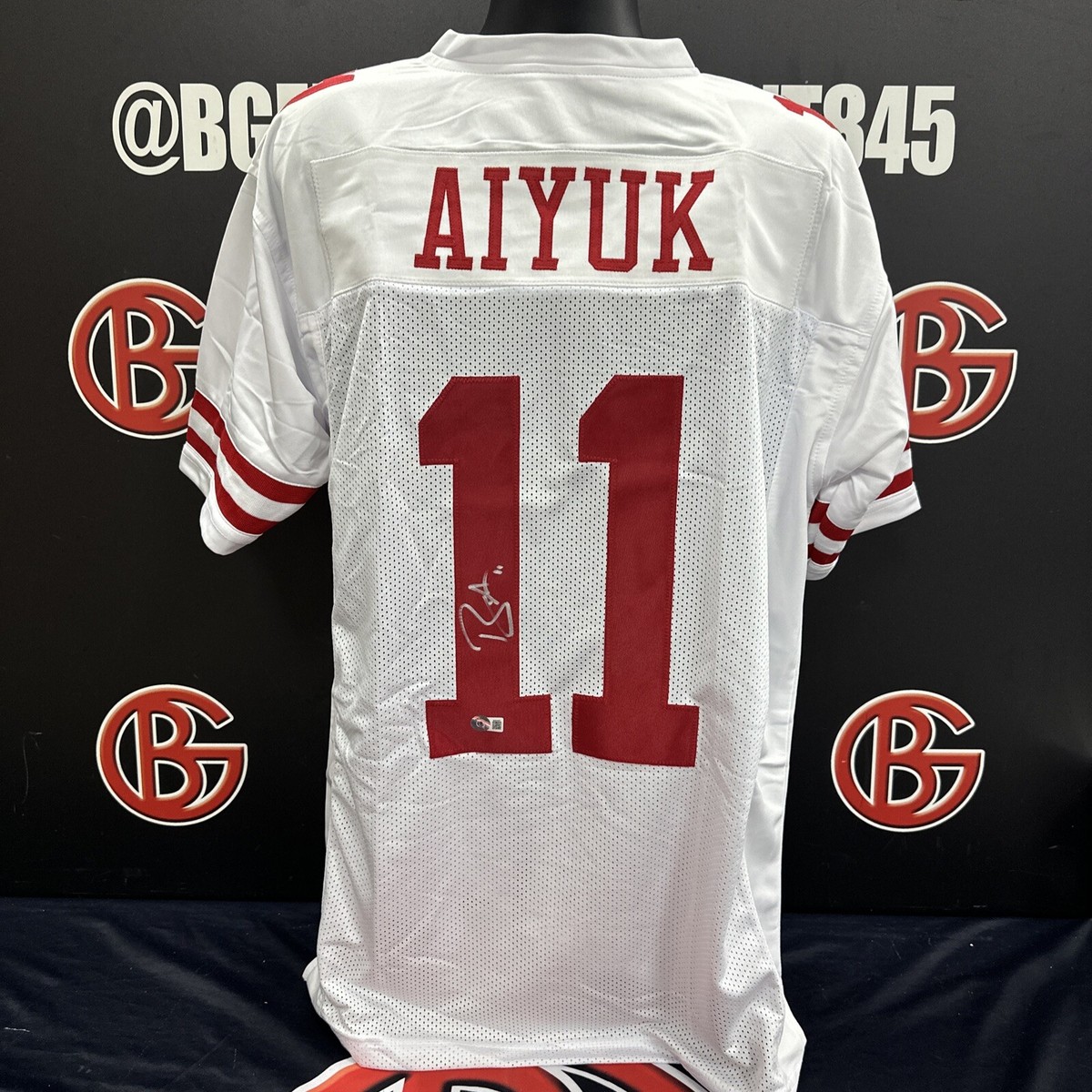 Brandon Aiyuk Autographed San Francisco 49'ers Jersey Beckett