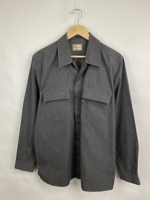 🇺🇸 Vintage 90s Levi's Sta Prest Shirt Retro Rare Hype Y2K size L