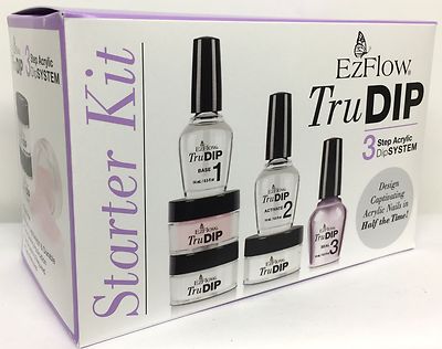 EzFlow TruDIP STARTER KIT - 3 STEP ACRYLIC DIP SYSTEM #66893