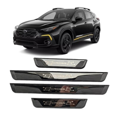 #ad For Subaru Crosstrek Accessories Protector Door Sill Cover Scuff Plate 2016 2026 $38.99