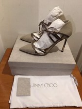 Jimmy Choo Hime Cutout Elaphe Heels Pumps Schuhe UK 5 / EU 38 - 595£