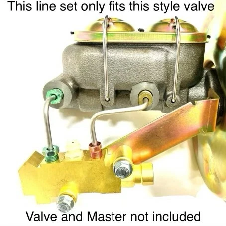 Complete Galfan Coated Steel Brake Line Kit For Power Disc Front / Drum Rear - Image 2 of 4