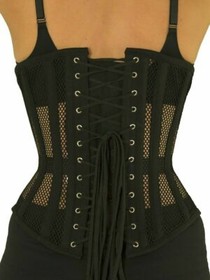 Women's Short Torso Steel Boned Corset Heavy Duty Waist Training Underbust Corse