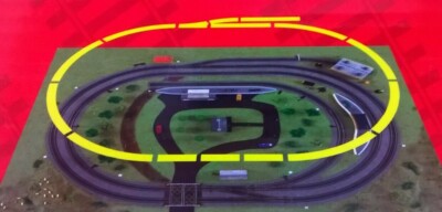 NEU Hornby OO Spurweite Zug Nickel Silber Schiene Spur 3. Radius Oval & Abstellgleis Lot