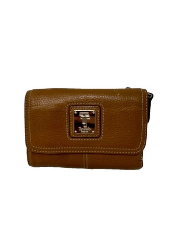 Tignanello Genuine Leather Backpack Purse in Nut Tan Brown  display picture 1