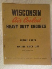 Old Wisconsin Heavy Duty Engines Master Price Engine Parts List MM236-199