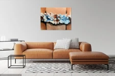 Signed Original Abstract Acrylic Painting in Earth Tones