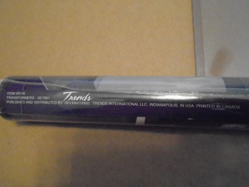 SEALED RARE OOP Transformers Retro POSTER Hasbro 2007 DECEPTICONS Trends #9176 ! - Picture 2 of 3
