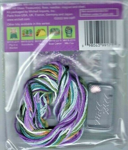 Spring Octy Octopus Buttons & Beads Mill Hill Cross Stitch Kit - Picture 2 of 2
