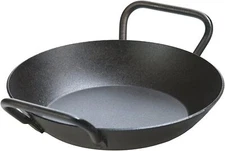 Lodge Manufacturing Company CRS8DLH Carbon Steel Skillet, 8", Black 