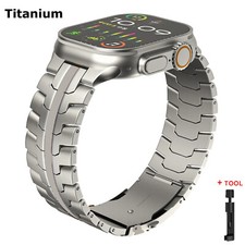 Titanium Band for Apple Watch Ultra 3  Ultra 2/1 - 49mm Titanium Metal Bracelet