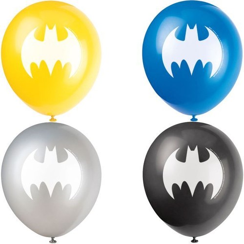 Batman Geburtstag Deko Kindergeburtstag Party Dekoration Geschirr Partyset - Bild 34 von 40