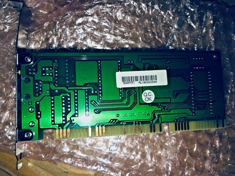 cnet ISA Network Card Cn600e plus rj 45 10 ETHERCARD DAVICOM DM9008F Vintage NEW - Image 3 of 4