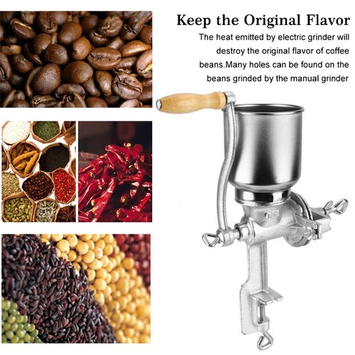 Getreidemühle Kaffeemühle Kornmühle Nussmühle Handmühle Haushalt Handbetrieb DE - Bild 4 von 12